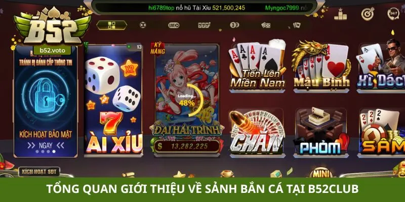 Tổng quan giới thiệu về sảnh bắn cá tại B52club