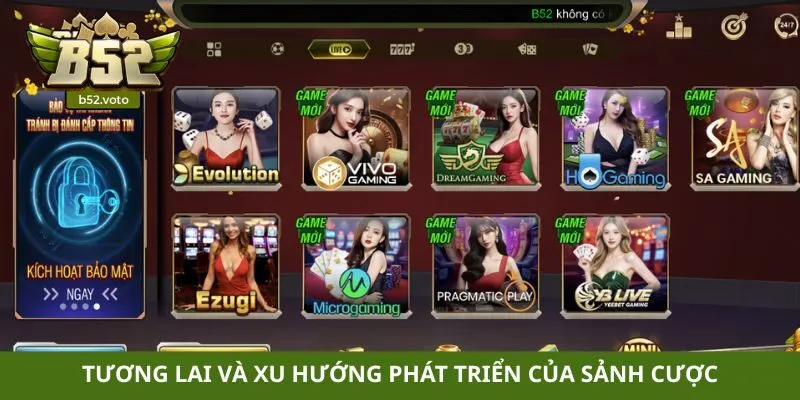 Tương lai và xu hướng phát triển của sảnh cược