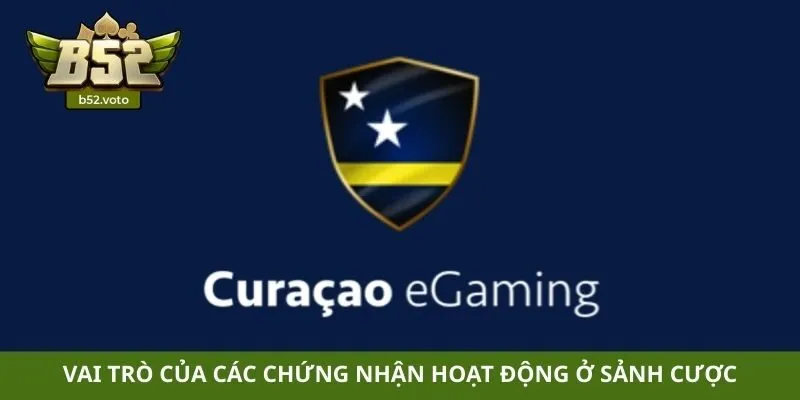 Vai trò của các chứng nhận hoạt động ở sảnh cược